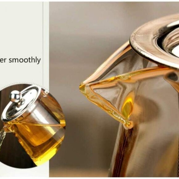 Borosilicate Glass Tea Kettle Stovetop Safe, Blooming 1 pack(Any Size) - Picture 4 of 13